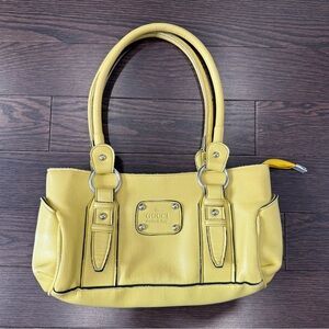 Gucci Yellow Leather Shoulder Bag